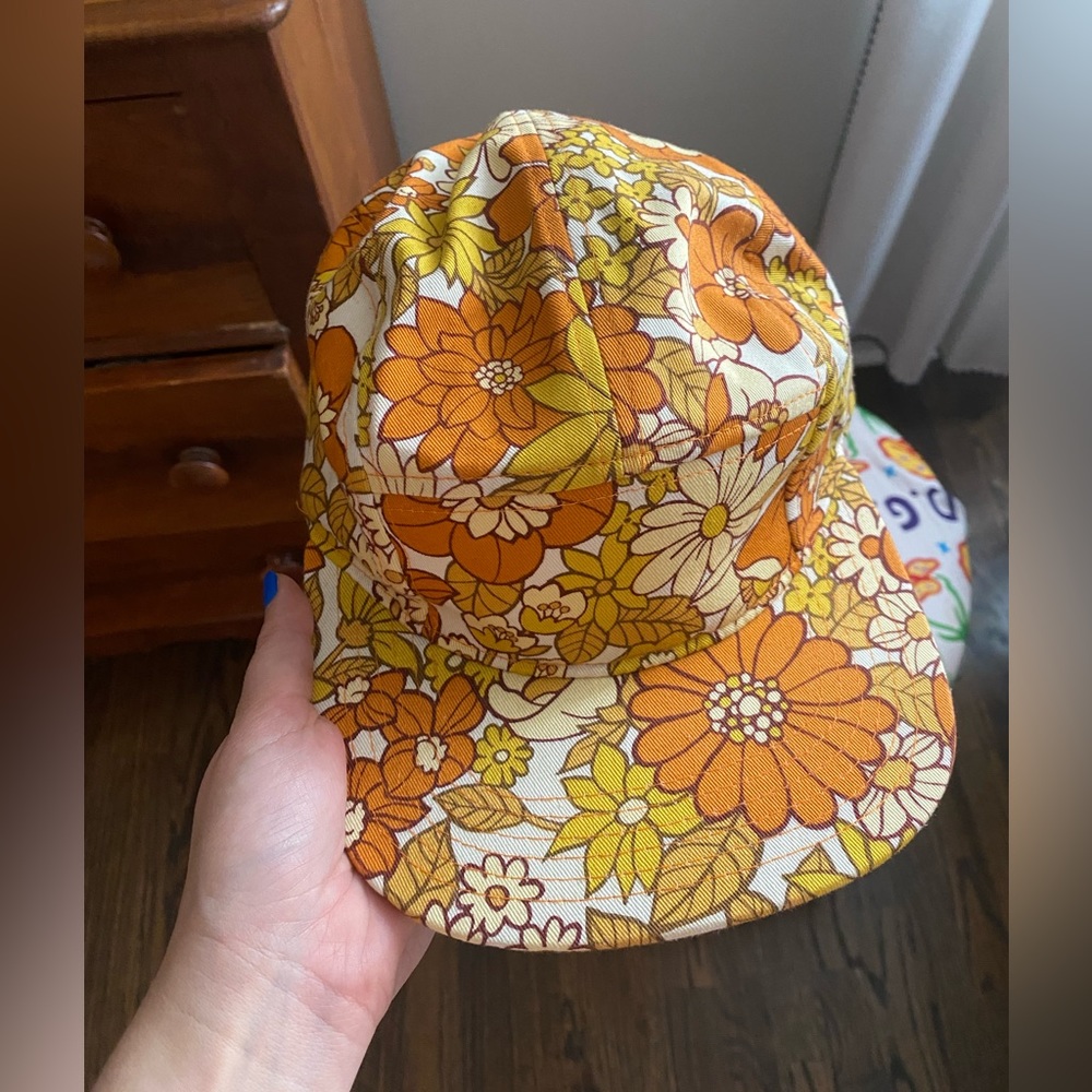 Groovy Floral Hat
